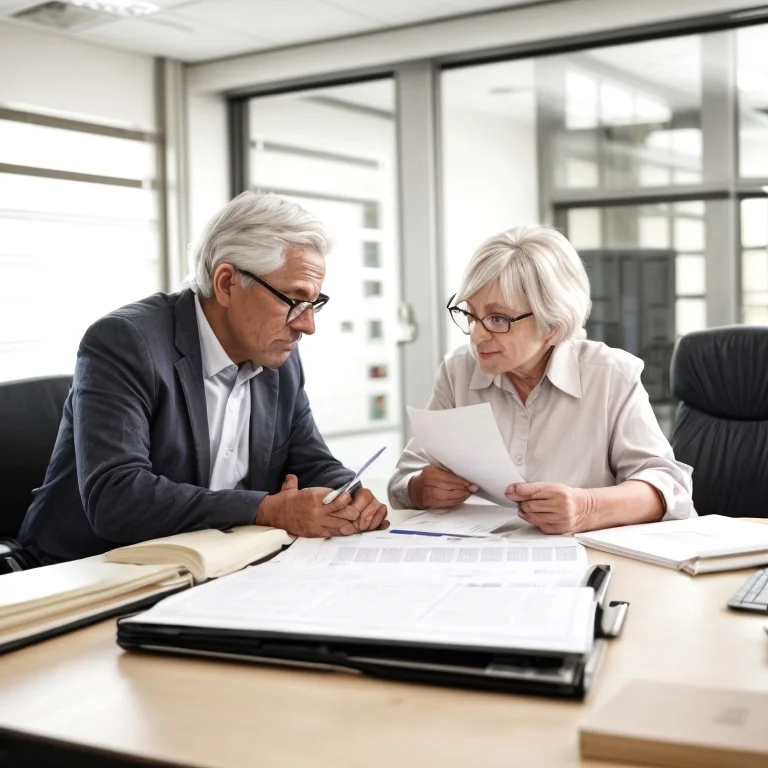 Berater erklärt Rückzahlungsplan