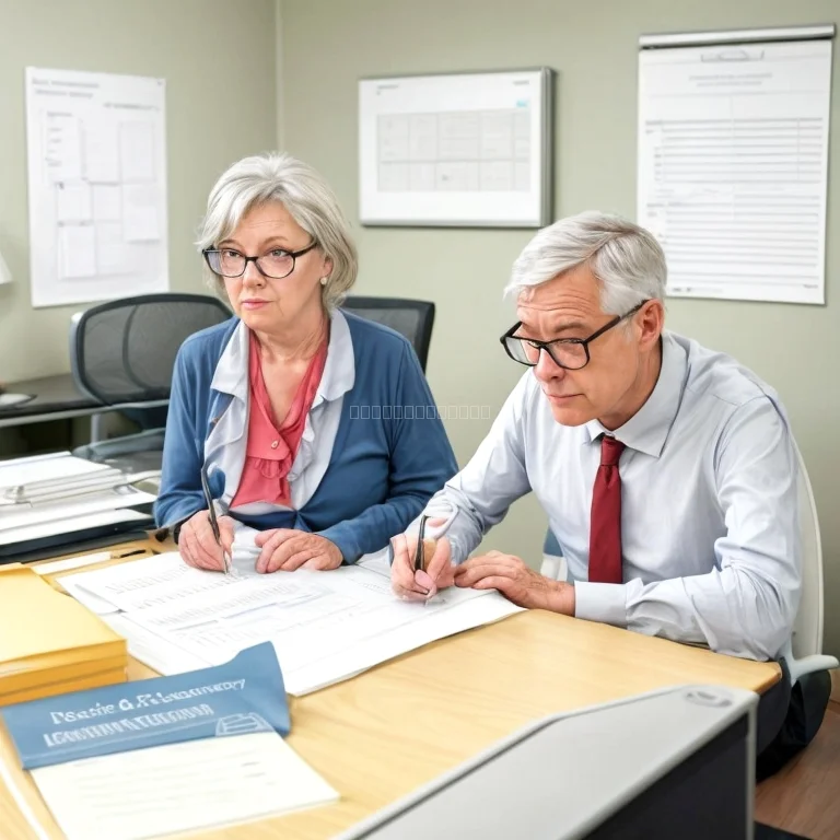 Seniorenpaar erhält Unterstützung